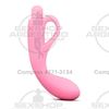 Vibrador satinado curvo prostatico y punto G